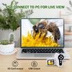 Microscope for Kids,1000X Handheld Microscope with 6 Adjustable LED Lights,2" LCD Screen Mini Microscope Valentines Day Gifts for Kids Age3+,32GB SD Card Including - White