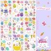 Easter Egg Window Stickers Bedroom Balcony Glass Door Background Electrostatic Spring, Easter Window Stickers (9 Sheets)