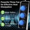 Cooling Fan for PS5, Quiet Cooler Fan with LED Light