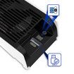 Cooling Fan for PS5, Quiet Cooler Fan with LED Light
