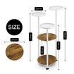 5 Tier Plant Pot Stand Metal Corner Flower Holder Shelf Display Unit Indoor Outdoor Shelves Garden Rack