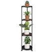 4 Tier Plant Pot Stand Metal Flower Corner Shelf Holder Display Unit Indoor Outdoor Shelves Plywood Garden Storage Rack