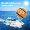 Marine Carpet Boat Flooring Decking Sheet EVA Foam Matting Non Slip Mat Covering Yacht Pad Brown 240 x 120cm