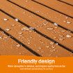 Marine Carpet Boat Flooring Decking Sheet EVA Foam Matting Non Slip Mat Covering Yacht Pad Brown 240 x 120cm