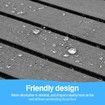 Marine Carpet Boat Flooring Decking Sheet EVA Foam Matting Non Slip Mat Covering Yacht Pad Dark Grey 240 x 120cm