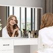 Dressing Table Set with Mirror Makeup Dresser Vanity Modern Home Furniture