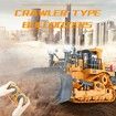 Remote Control Excavator Bulldozer Toys 1:24 RC Trucks Engineering Vehicle Toys Gift