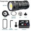 Dive Light for Underwater Photography Diving Flashlight Waterproof Underwater Video Light