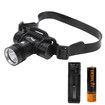 Dive Lights Scuba Diving Headlight IPX8 Waterproof Dive Headlamp - 3 Modes Underwater Flashlight for Diving