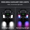 LED Headlamp Rechargeable, Head Lamp with Gesture Sensing Head Light for Forehead, Camping Gear