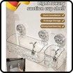 Suction Cup Shelf Suction Cup Wall Mounted Shower Storage Rack for Bathroom, No Drilling, Large Capacity (Transparent,L double layer)