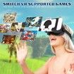 Upgraded VR Headset for Switch And Switch OLED,Switch Virtual Reality Glasses with Adjustable HD Lenses Head Strap 3D Goggles