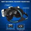 Upgraded VR Headset for Switch And Switch OLED,Switch Virtual Reality Glasses with Adjustable HD Lenses Head Strap 3D Goggles