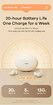 Sleep Earbuds Side Sleepers Invisible Wireless Bluetooth 5.3 Ear Buds Noise Cancelling Mini Earbuds for Small Ear Hidden Heaphones White
