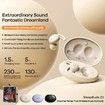 Sleep Earbuds Side Sleepers Invisible Wireless Bluetooth 5.3 Ear Buds Noise Cancelling Mini Earbuds for Small Ear Hidden Heaphones White