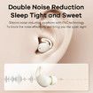 Sleep Earbuds Side Sleepers Invisible Wireless Bluetooth 5.3 Ear Buds Noise Cancelling Mini Earbuds for Small Ear Hidden Heaphones White
