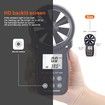 Handheld Anemometer, Digital Wind Speed CFM Meter Gauge Air Flow Velocity Tester