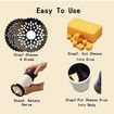 Stainless Steel Cheese Cutter Baking Tool Cheese Grinder Kitchen Multifunctional Grinding Kitchen Manual Cheese Grater Shredder