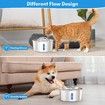 Cat Water Fountain,108oz/3.2L Cat Fountain,Automatic Dog Water Dispenser with LED Light and Circulating Filtration System for Cats,Dogs,Multiple Pets