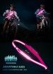 LED Reflective Walking Belt, Safety Lights for Night Walkers, High Visibility Rechargeable Reflective Running Equipment,1 Pack (Pink)