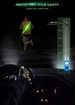 LED Reflective Walking Belt, Safety Lights for Night Walkers, High Visibility Rechargeable Reflective Running Equipment,1 Pack (Green)