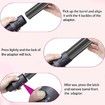 40MM Long Hair Curling Barrels for Dyson Airwrap Styler HS05 HS01 with Adapter Converting Hair Dryer To Airwrap Curling Iron