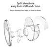 Wearable Breast Pump 210ML Large Capacity Hands Free Electric Portable Breast Pump BPA-free with LED Display 4 Modes 12 Levels Color Flesh
