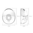 Wearable Breast Pump 210ML Large Capacity Hands Free Electric Portable Breast Pump BPA-free with LED Display 4 Modes 12 Levels Color White