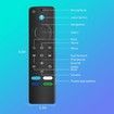L5B83G (3rd GEN) Replacement Voice Remote for Smart TVs Stick (2nd Gen, 3rd Gen, Lite, 4K), for TVs Cube (1st Gen and 2nd Gen), for TVs (3rd Gen, Pendant Design)