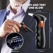 Breathalyzer,Portable Breathalyzer Tester with LCD Display Digital Accuracy Alcohol Breathalyzer Tester with 5PCS Mouthpieces