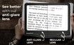 1 Pack 4X Large Ultra Bright LED Page Magnifier- 12 Anti-Glare Dimmable LEDs, Relieve Eye Strain for Reading Small Prints & Low Vision