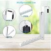 Home Over The Door Alloy Steel Hooks, Folding Hanging Coat Rack
