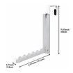 Home Over The Door Alloy Steel Hooks, Folding Hanging Coat Rack