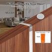 4 Pack Over The Door Hook, Door Hooks for Bathroom, Living Room, Kitchen, Bags(4 Pack White)