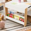 4 IN 1 Kids Table and Chairs Set Childrens Activity Centre Picnic Play Study Furniture Indoor Outdoor Drawing Art Gaming Craft Book Storage Desk