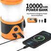 LED Rechargeable Emergency Flashlight Lantern Waterproof Tent Light with 12 Light Modes Detachable Portable Camping