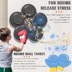 Music Boxing Machine with Boxing Gloves, Wall Mounted Smart Bluetooth Music Boxing Trainer