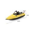 Remote Control Speedboat High-Speed Jet Racing Boat With Lights, Children Toys,Remote Control Toy Boat