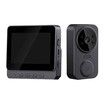 Smart Wireless Video Doorbell 2.4G WiFi Home Digital Viewer IR Night Vision Intercom Voice 4.3 Inch Video Doorbell Camera Door Bell