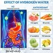 Hydrogen Water Bottle,Rechargeable Portable Hydrogen Water Bottle Generator,420ml Hydrogen Water Machine for Home,Office,Travel