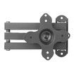 Wall TV Stand Bracket Television Mount Swivel Mounting Holder Tilt Hanger Base Black Fits 13 to 30 Inches