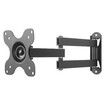 Wall TV Stand Bracket Television Mount Swivel Mounting Holder Tilt Hanger Base Black Fits 13 to 30 Inches