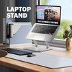 Laptop Stand Holder Adjustable Notebook Computer Monitor Riser Ergonomic PC Macbook 7 to 17 inch Screen Desk Station