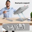 Laptop Stand Holder Adjustable Notebook Computer Monitor Riser Ergonomic PC Macbook 7 to 17 inch Screen Desk Station