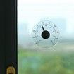 Indoor Outdoor Window Thermometer, Transparent Dial, Weather Thermometer, Accurate Readings for Home, Office, Patio