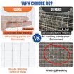 Hardware Cloth Wire Mesh Galvanised Welded Fence Roll Chicken Coop Rabbit Cage Guard Barrier Enclosure 25m x 1.2m