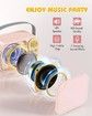 Mini Karaoke Machine for Kids, with 2 Wireless Microphones, Portable Bluetooth Speaker, Kids Karaoke Machine to Sing Anywhere, Great for Parties, Birthdays