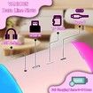 Kids Karaoke Machine, Portable Bluetooth Speaker with 2 Wireless Microphones,Ideal Gift for Girls and Boys