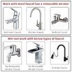 Sink Faucet Sprayer Attachment for Hair and Pet Rinser Showerhead with Stop Water-Saving Function