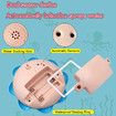 Bath Toy with 4 Water Spray(Random Color)Modes Light Up Octopus Bathtub Toys Auto-Rotating Water Sprinkler Pool Toys Color Pink